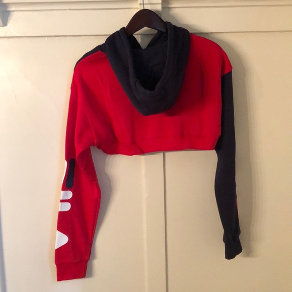 FILA Edie Crop Hoodie. - Picture 2 of 3